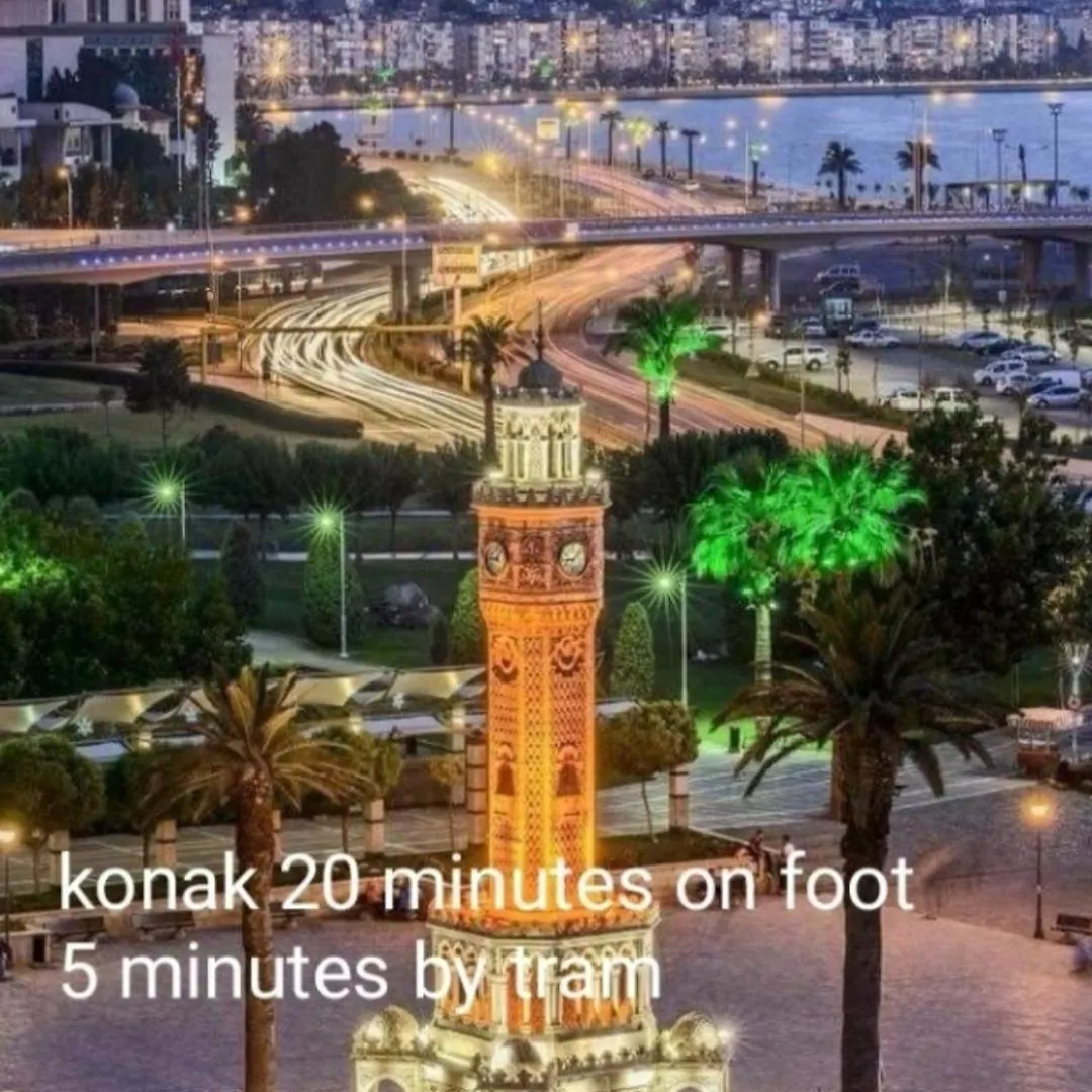 Alsancak Konak Double Seaside 50 Mt Walk İzmir Konukevi